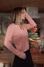 Įkelti vaizdą į galerijos rodinį, V&V „Berry & stripy”merino megztukas