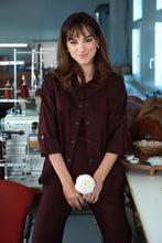 Įkelti vaizdą į galerijos rodinį, V&V „Merlot‘as“ marškinių tipo švarkas