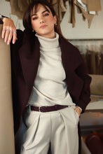 Įkelti vaizdą į galerijos rodinį, V&amp;V „Almond milk“plačios kelnės
